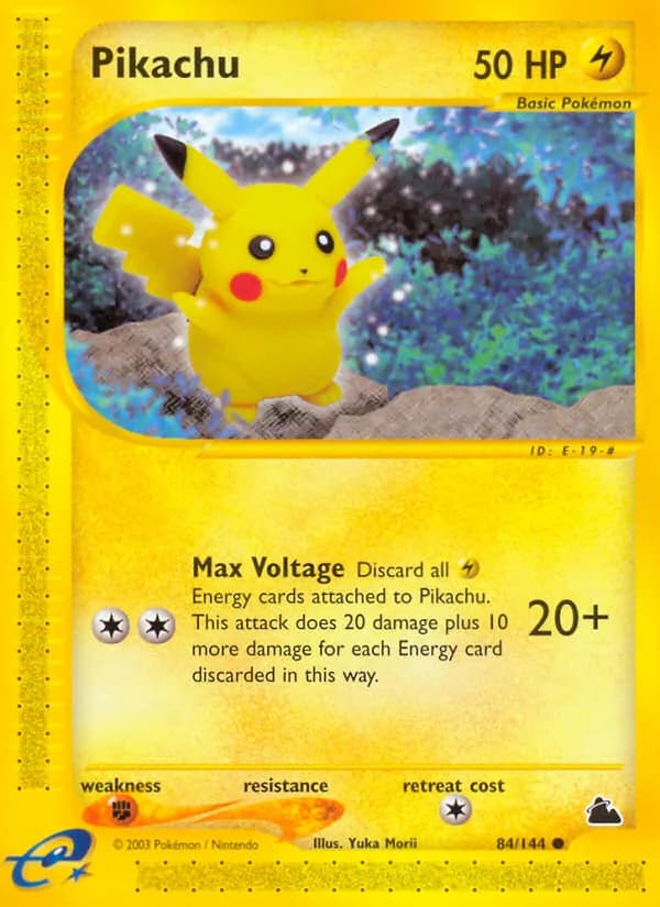Pikachu — Skyridge #84