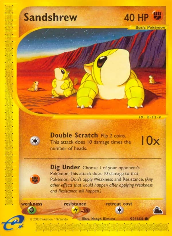 Sandshrew — Skyridge #92