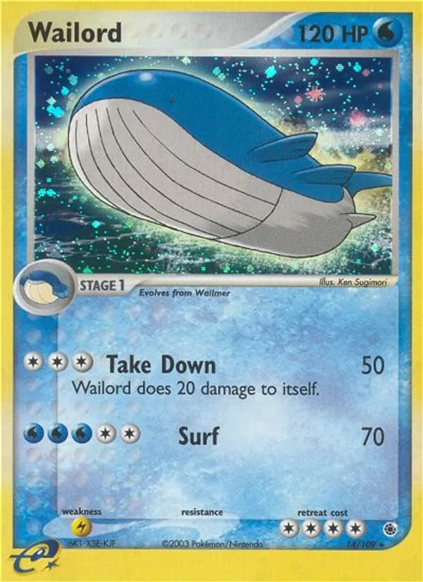 Wailord — Rubí & Zafiro #14