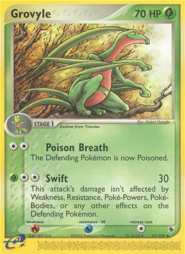 Grovyle — Ruby & Sapphire #31