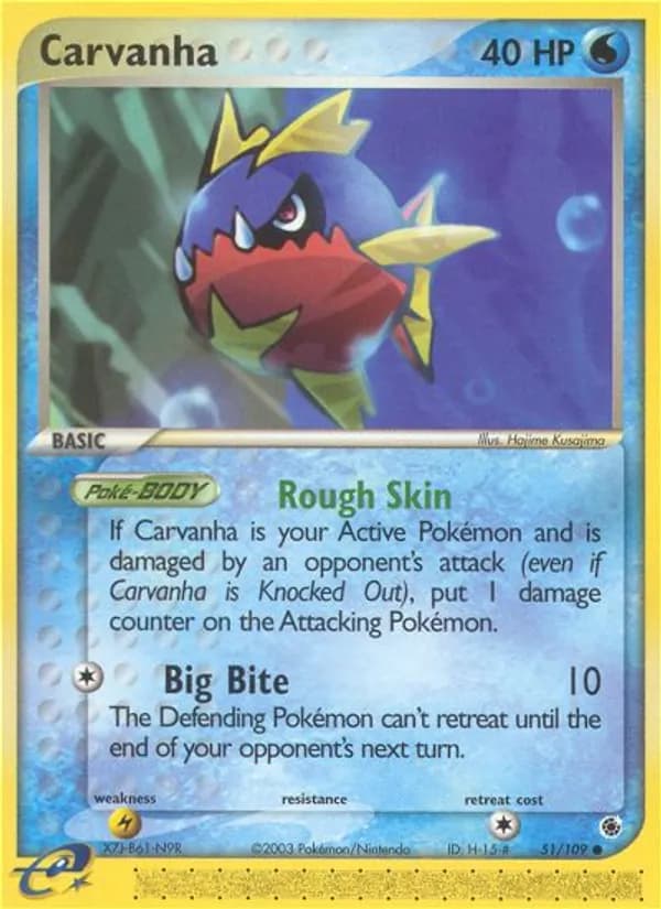 Carvanha — Ruby & Sapphire #51