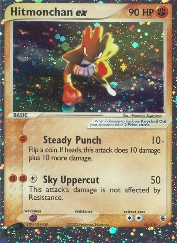 Hitmonchan ex — Ruby & Sapphire #98