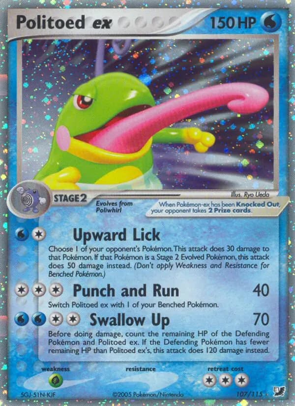 Politoed ex — Unseen Forces #107