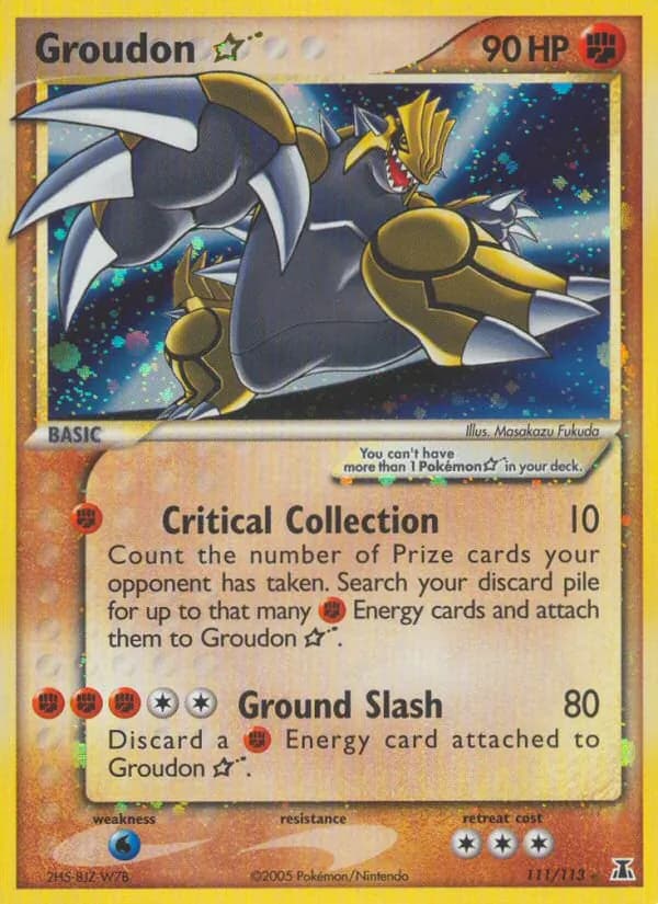 Groudon Star — Delta Species #111