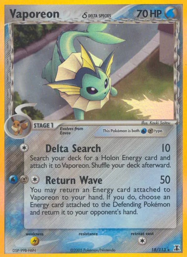 Vaporeon δ — Delta Species #18