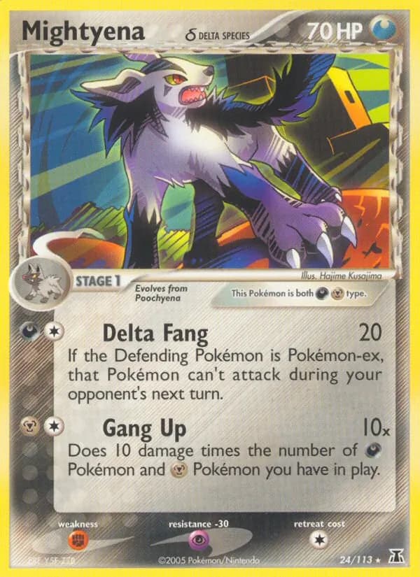 Mightyena δ — Delta Species #24