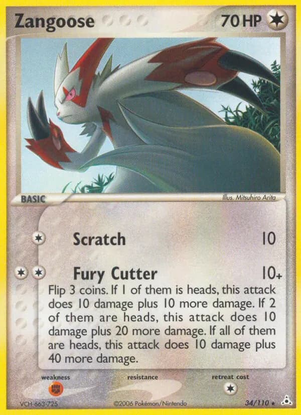 Zangoose — Holon Phantoms #34