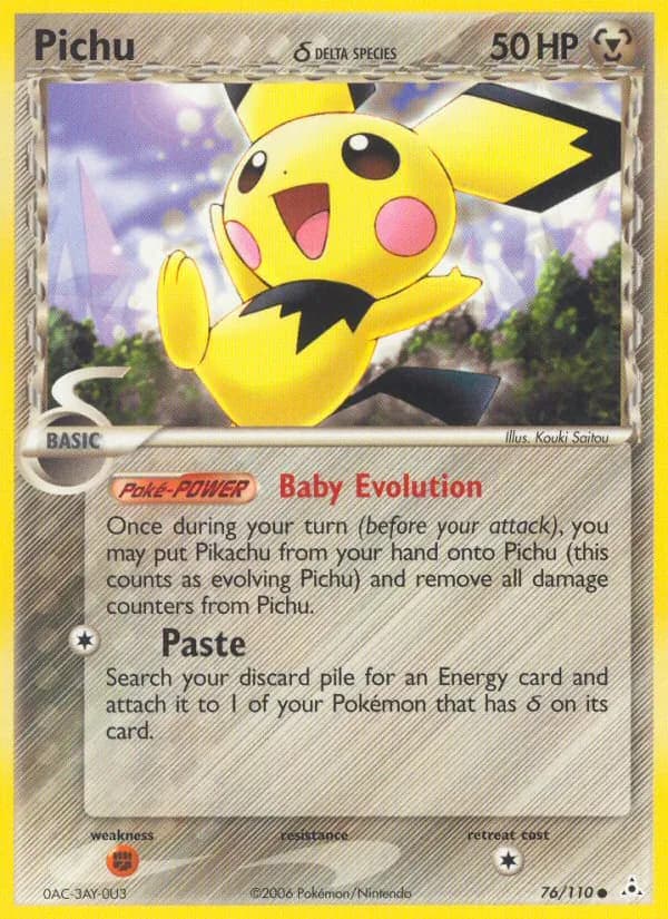 Pichu δ — Holon Phantoms #76
