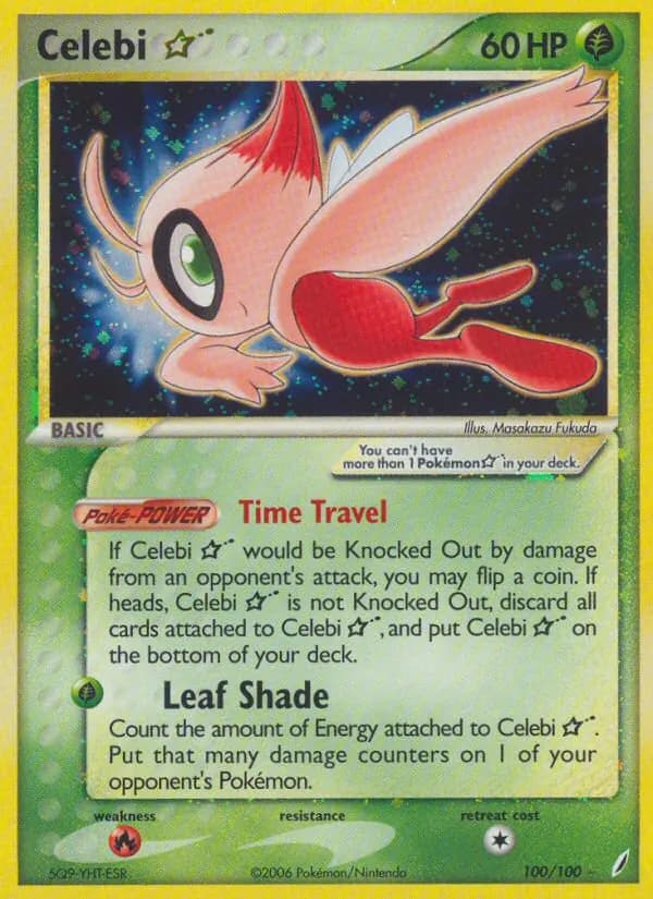 Celebi ☆ — Crystal Guardians #100