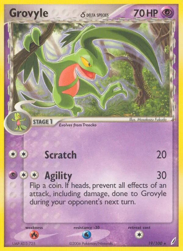 Grovyle δ — Crystal Guardians #19
