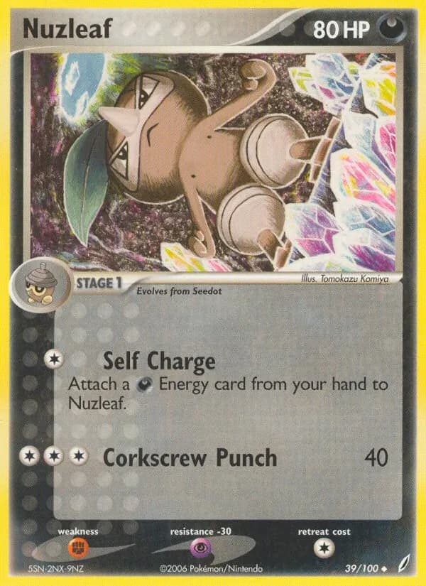 Nuzleaf — Crystal Guardians #39