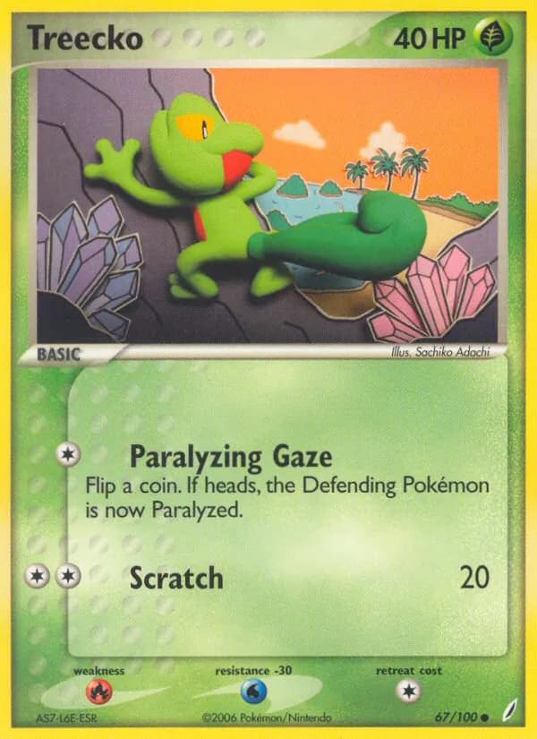 Treecko — Crystal Guardians #67