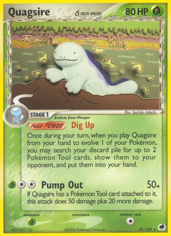 Quagsire δ — Dragon Frontiers #21