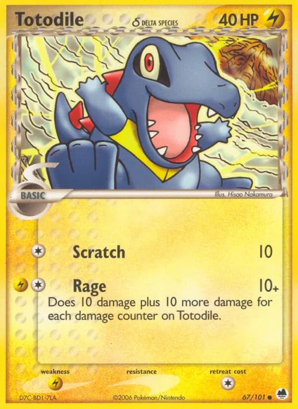 Totodile δ — Dragon Frontiers #67