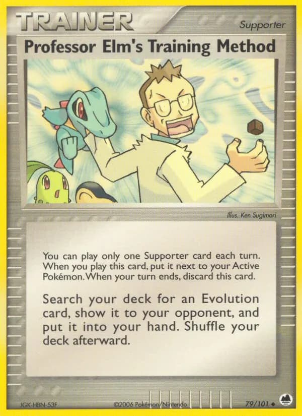 Professor Elm's Training Method — Dragon Frontiers #79
