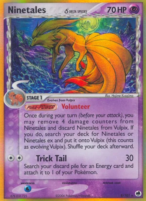 Ninetales δ — Dragon Frontiers #8