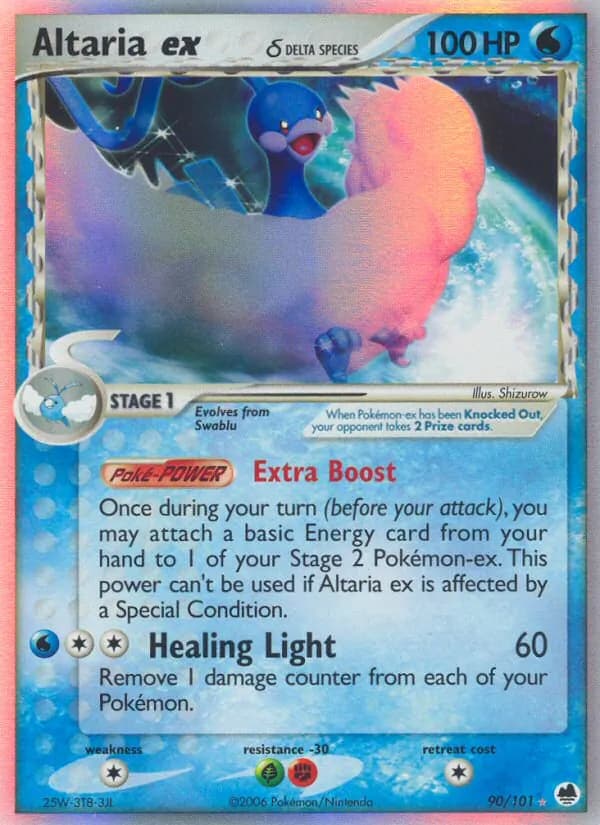 Altaria ex δ — Dragon Frontiers #90