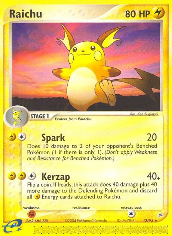Raichu — Team Magma vs Team Aqua #13