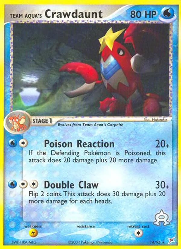 Team Aqua's Crawdaunt — Team Magma vs Team Aqua #14