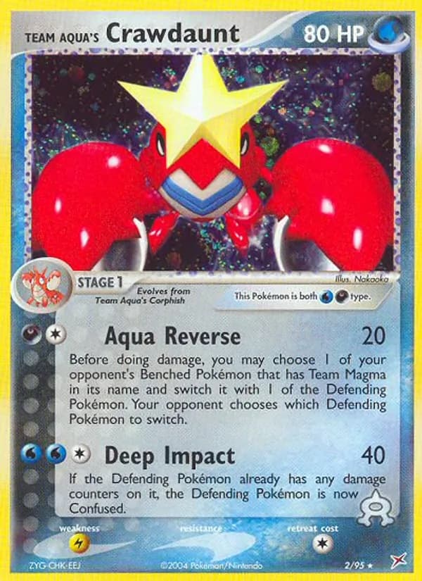 Team Aqua's Crawdaunt — Team Magma vs Team Aqua #2