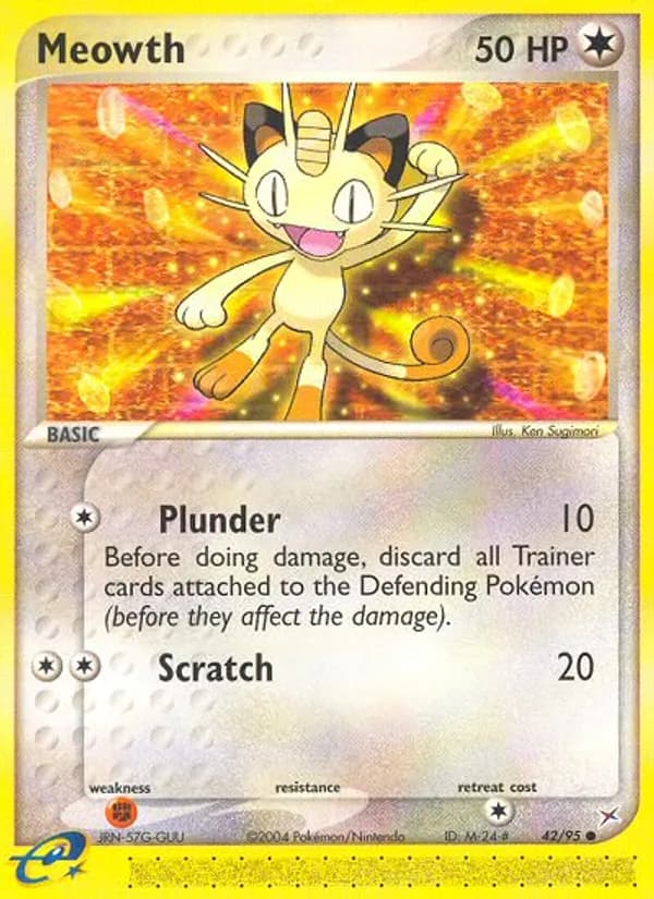 Meowth — Team Magma vs Team Aqua #42