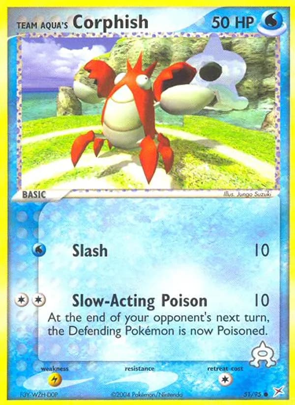 Team Aqua's Corphish — Team Magma vs Team Aqua #51