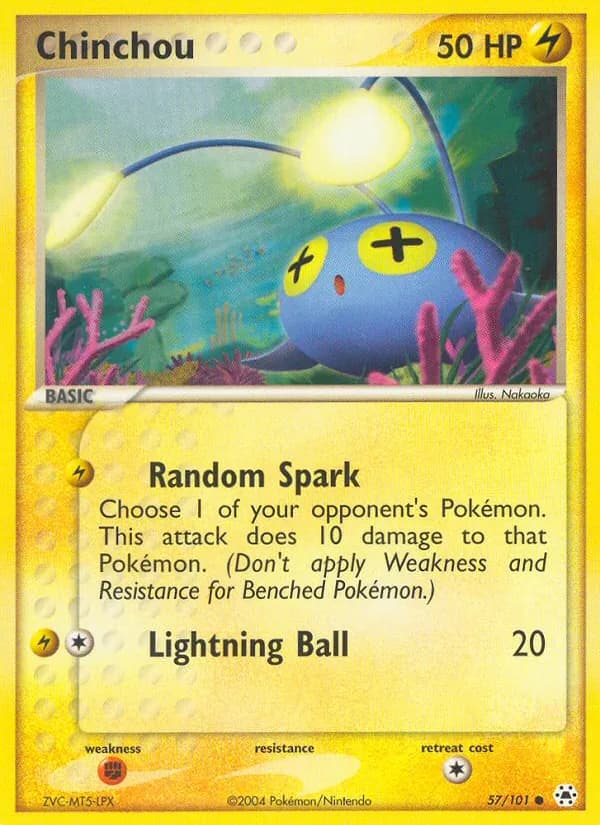 Chinchou — Hidden Legends #57