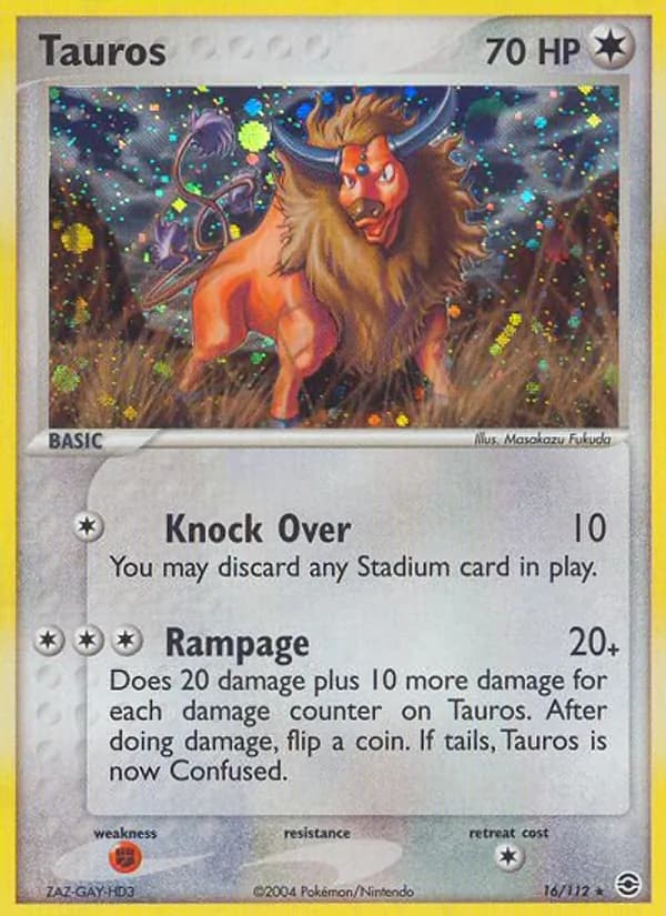 Tauros — FireRed & LeafGreen #16