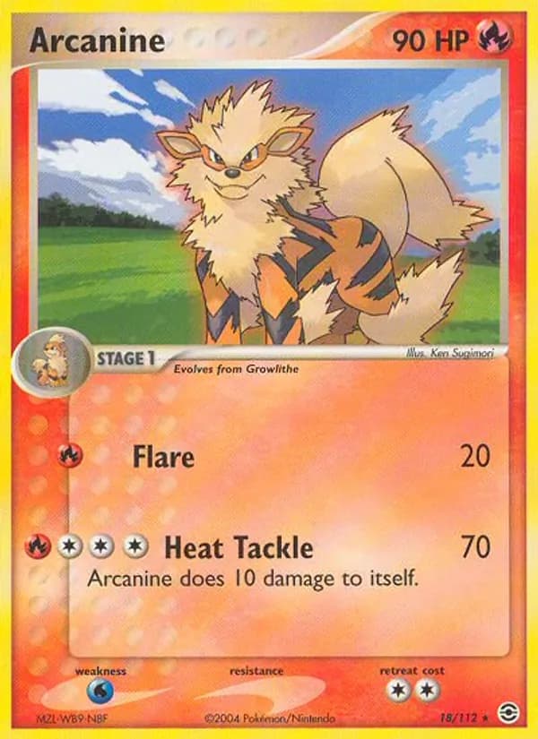 Arcanine — FireRed & LeafGreen #18