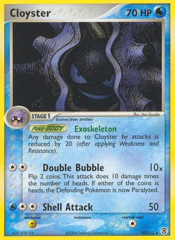 Cloyster — FireRed & LeafGreen #20