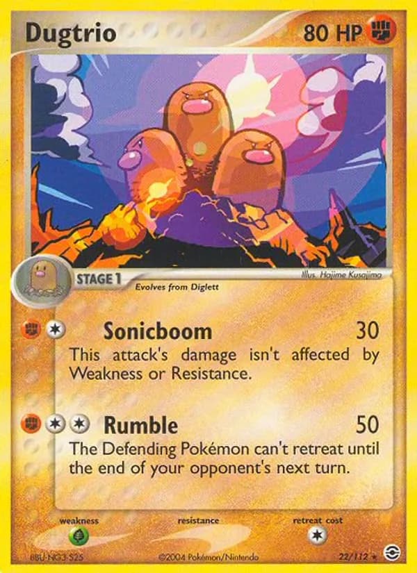 Dugtrio — FireRed & LeafGreen #22
