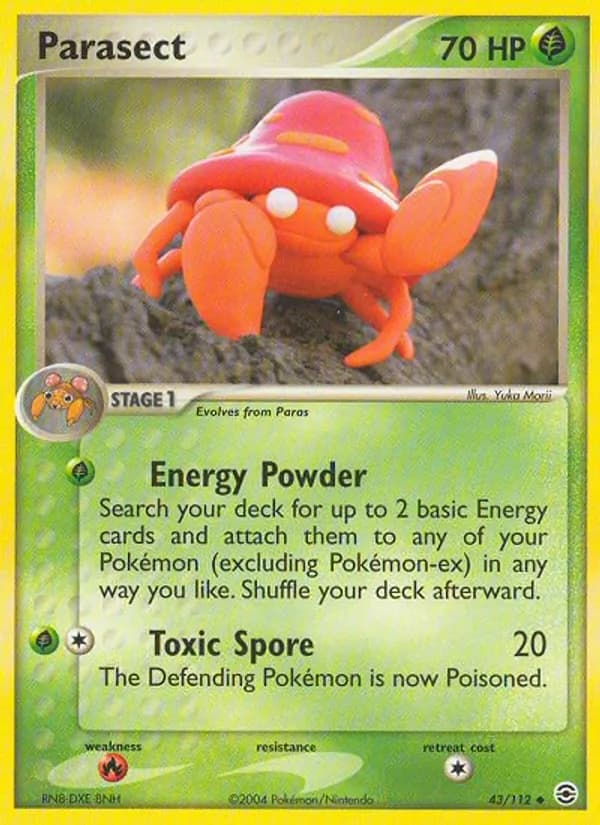 Parasect — FireRed & LeafGreen #43