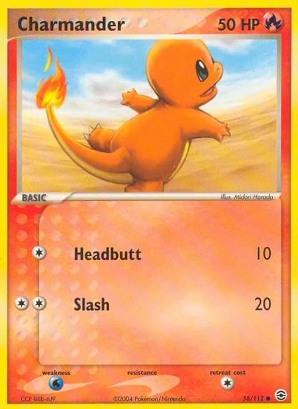 Charmander — FireRed & LeafGreen #58