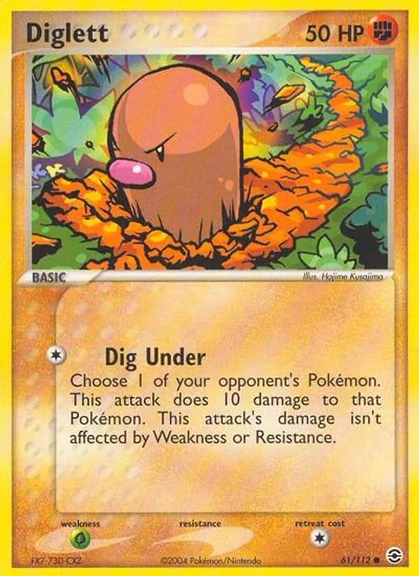 Diglett — FireRed & LeafGreen #61