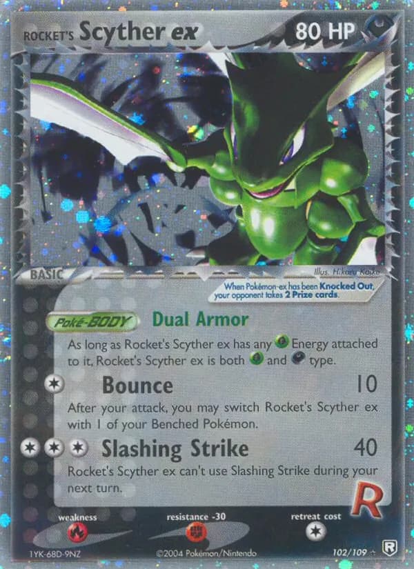 Rocket's Scyther ex — Team Rocket Returns #102