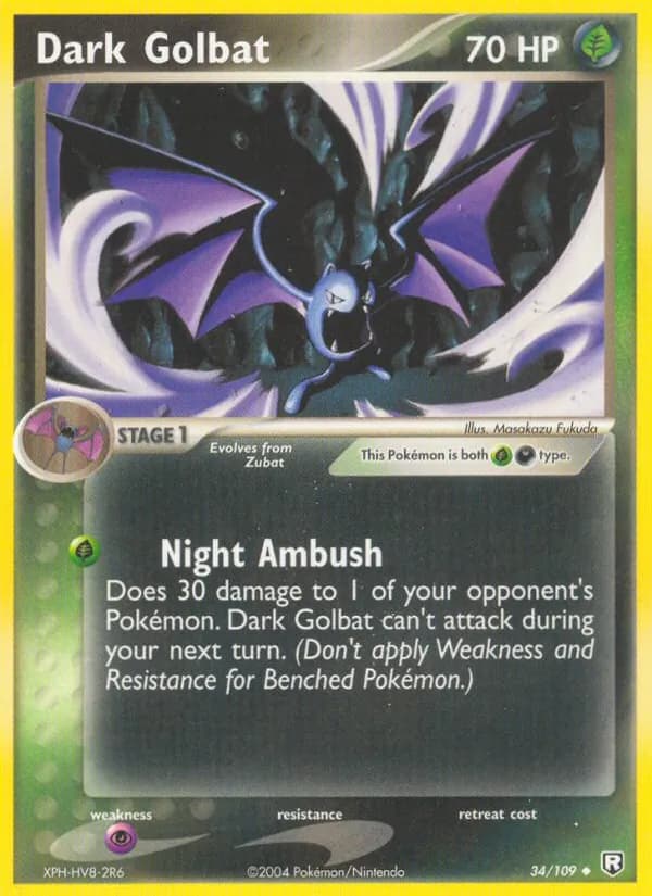 Dark Golbat — Team Rocket Returns #34
