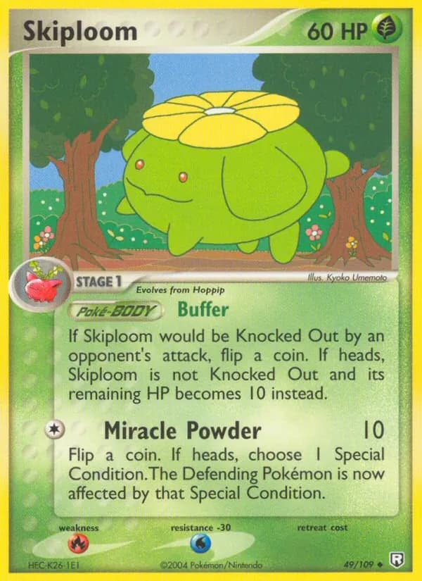 Skiploom — Team Rocket Returns #49