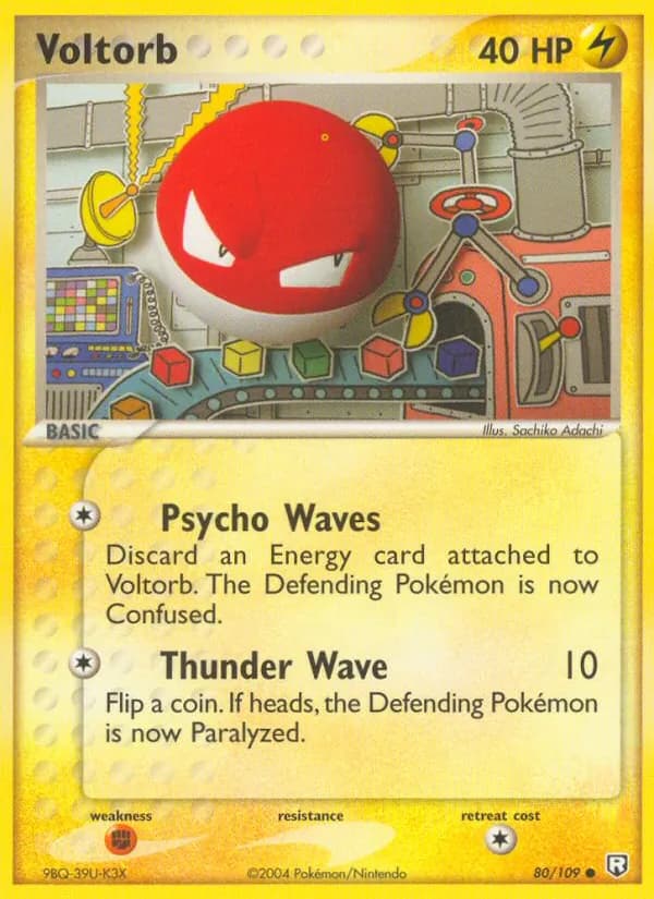 Voltorb — Team Rocket Returns #80