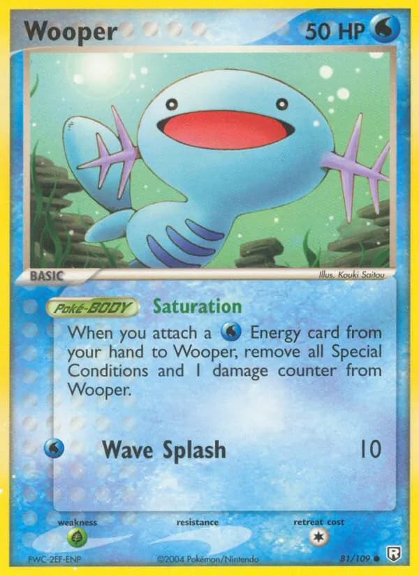 Wooper — Team Rocket Returns #81