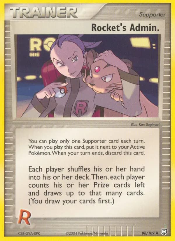 Rocket's Admin. — Team Rocket Returns #86