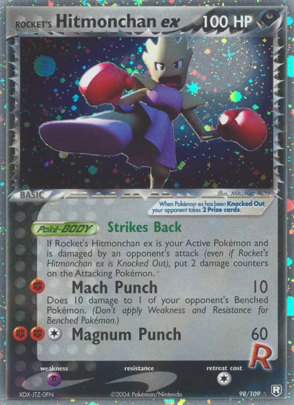 Rocket's Hitmonchan ex — Team Rocket Returns #98