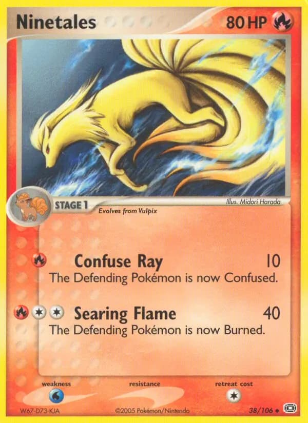 Ninetales — Emerald #38