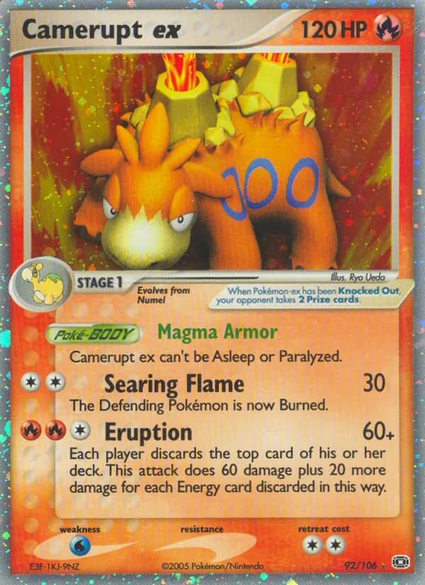 Camerupt ex — Emerald #92