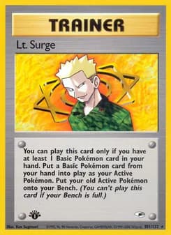 Lt. Surge — Gym Heroes #101