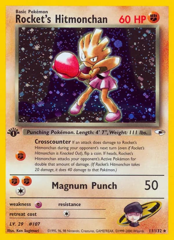 Rocket's Hitmonchan — Gym Heroes #11