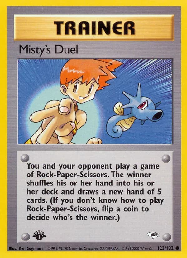Misty's Duel — Gym Heroes #123