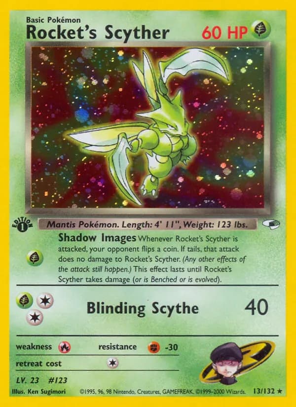 Rocket's Scyther — Gym Heroes #13