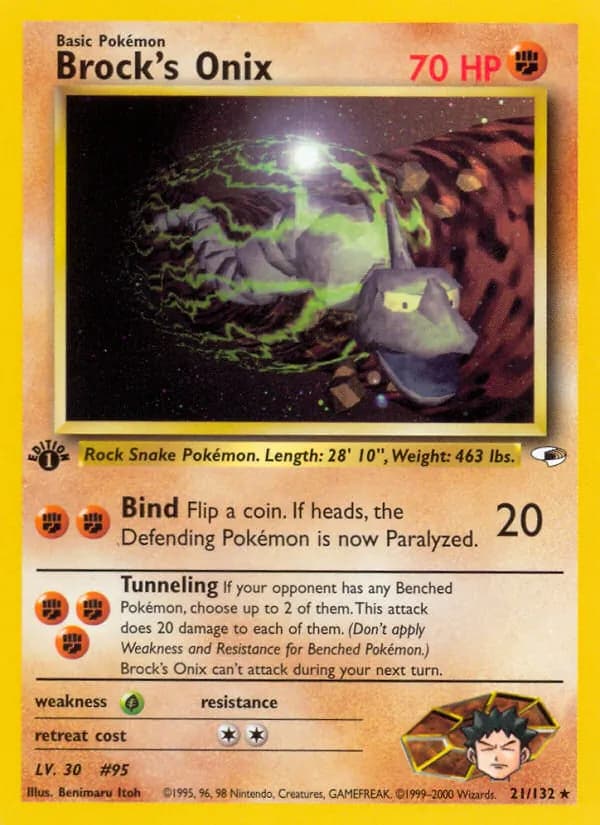 Brock's Onix — Gym Heroes #21
