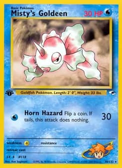 Misty's Goldeen — Gym Heroes #30