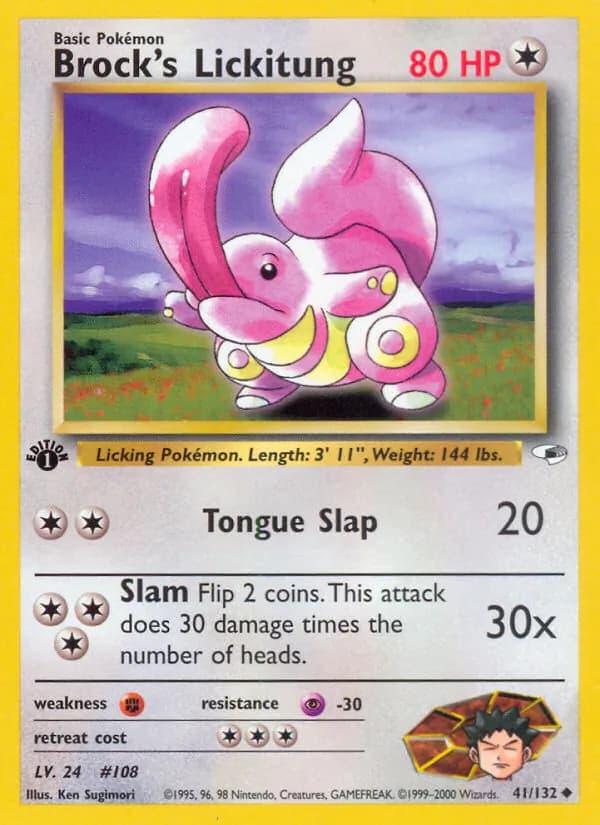 Brock's Lickitung — Gym Heroes #41